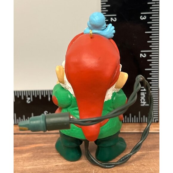 1990 HALLMARK KEEPSAKE ORNAMENT QLX733-3 HOLIDAY FLASH GNOME CAMERA MAGIC - Picture 7 of 8